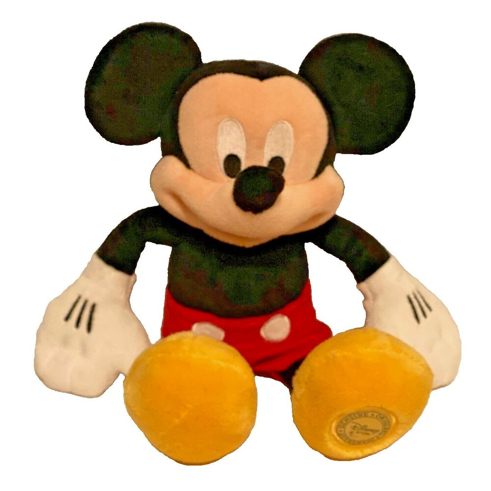 Disney Store - Mickey Mouse Stuffed Plush Toy - 12" - Classic Red Shorts